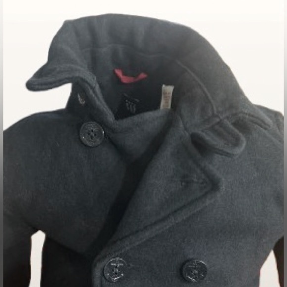 Baby Gap boys navy pea coat sz 5 yrs - Picture 2 of 7